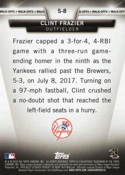 2018 Topps - Topps Salute (Series Two) #S-8 Clint Frazier Back