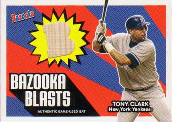 2005 Bazooka - Blasts Bat Relics #BB-TC Tony Clark Front