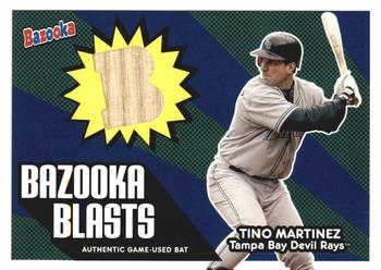2005 Bazooka - Blasts Bat Relics #BB-TM Tino Martinez Front