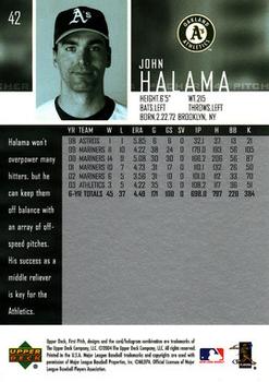 2004 Upper Deck First Pitch #42 John Halama Back