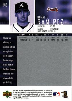 2004 Upper Deck First Pitch #148 Horacio Ramirez Back