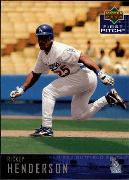 2004 Upper Deck First Pitch #188 Rickey Henderson Front