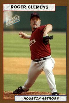 2005 Bazooka - Gold Chunks #122 Roger Clemens Front