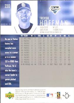 2004 Upper Deck - High Gloss #230 Trevor Hoffman Back