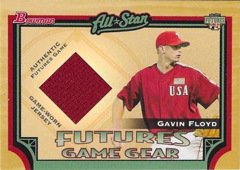 2005 Bowman - Futures Game Gear Jersey Relics #FGG-GF Gavin Floyd Front
