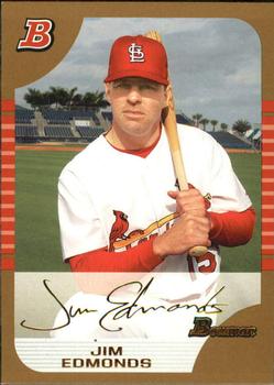 2005 Bowman - Gold #14 Jim Edmonds Front