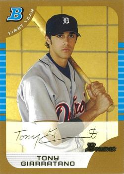 2005 Bowman - Gold #167 Tony Giarratano Front