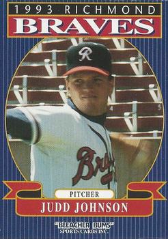 1993 Bleacher Bums Richmond Braves #22 Judd Johnson Front