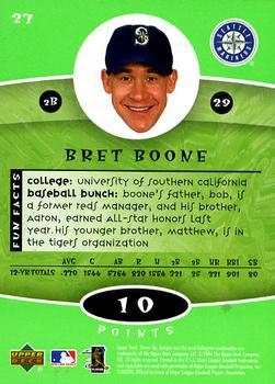 2004 Upper Deck Power Up #27 Bret Boone Back