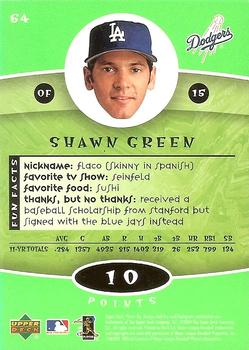 2004 Upper Deck Power Up #64 Shawn Green Back