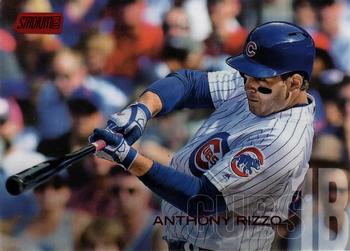 2018 Stadium Club - Red Foil #165 Anthony Rizzo Front