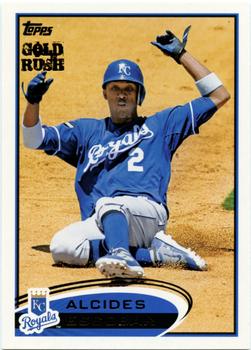 2012 Topps - HTA Gold Rush Foil Stamped #51 Alcides Escobar Front