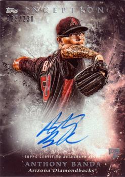 2018 Topps Inception - Rookie and Emerging Stars Autographs #RES-ABA Anthony Banda Front
