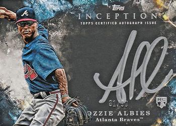 2018 Topps Inception - Silver Signings #SS-OA Ozzie Albies Front