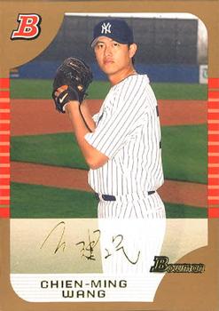 2005 Bowman Draft Picks & Prospects - Gold #BDP4 Chien-Ming Wang Front