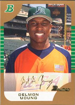 2005 Bowman Draft Picks & Prospects - Gold #BDP139 Delmon Young Front