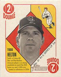 2005 Bowman Heritage - ‘51 Topps Heritage Red Backs #41 Todd Helton Front