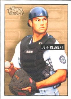 2005 Bowman Heritage - Draft Pick Variation #325 Jeff Clement Front