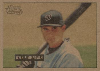 2005 Bowman Heritage - Mahogany #340 Ryan Zimmerman Front