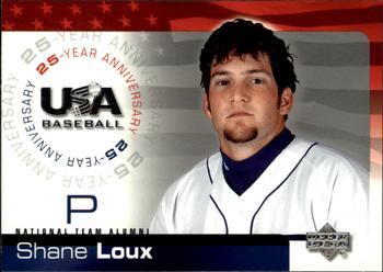2004 Upper Deck USA 25th Anniversary #USA-115 Shane Loux Front