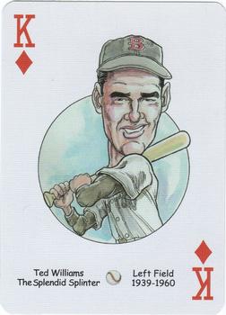 2006 Hero Decks Boston Red Sox Baseball Heroes Playing Cards #K♦ Ted Williams Front