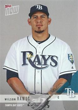 2018 Topps Now Road to Opening Day Tampa Bay Rays #OD-51 Wilson Ramos Front
