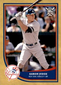 2018 Topps Big League - Gold #1 Aaron Judge Front
