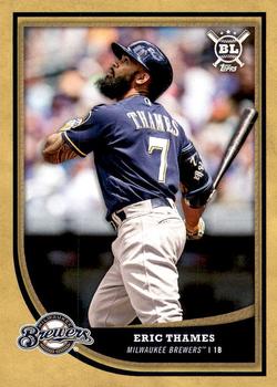 2018 Topps Big League - Gold #17 Eric Thames Front