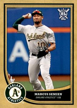 2018 Topps Big League - Gold #32 Marcus Semien Front