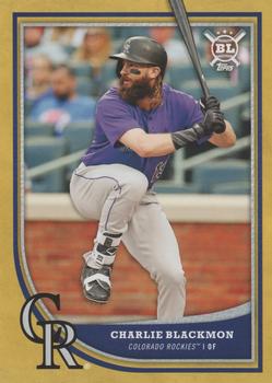 2018 Topps Big League - Gold #117 Charlie Blackmon Front