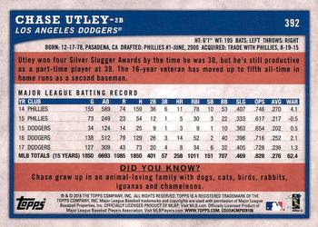 2018 Topps Big League - Gold #392 Chase Utley Back