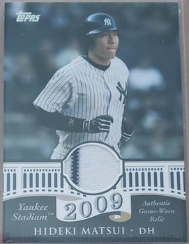 2009 Topps Yankee Stadium Opening Day - Game Used Relics #GU-8 Hideki Matsui Front