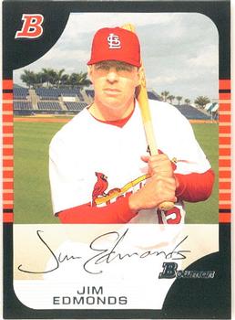 2005 Bowman #14 Jim Edmonds Front
