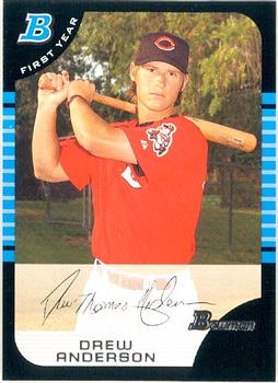 2005 Bowman #252 Drew Anderson Front