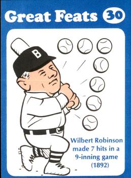 1972 Laughlin Great Feats of Baseball #30 Wilbert Robinson Front