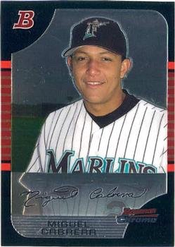2005 Bowman Chrome #90 Miguel Cabrera Front