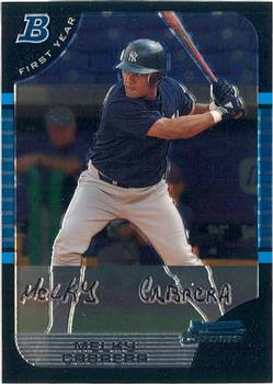 2005 Bowman Chrome #190 Melky Cabrera Front