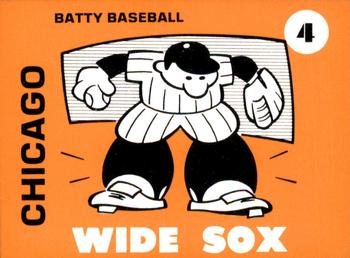 1975 Laughlin Batty Baseball #4 Chicago Wide Sox Front