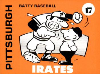 1975 Laughlin Batty Baseball #17 Pittsburgh Irates Front