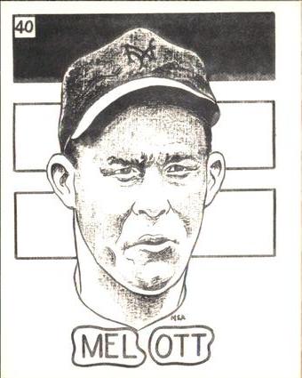 1969 Sports Cards for Collectors Series 2 #40 Mel Ott Front