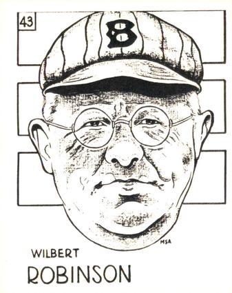 1969 Sports Cards for Collectors Series 2 #43 Wilbert Robinson Front