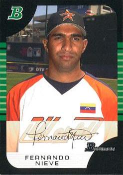 2005 Bowman Draft Picks & Prospects #BDP128 Fernando Nieve Front