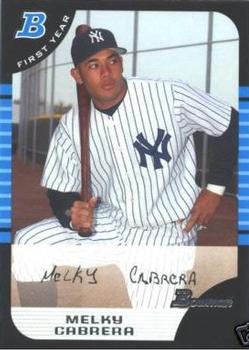 2005 Bowman Draft Picks & Prospects #BDP159 Melky Cabrera Front
