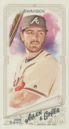 2018 Topps Allen & Ginter - Mini #47 Dansby Swanson Front