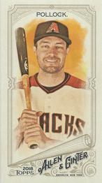 2018 Topps Allen & Ginter - Mini No Card Number #NNO A.J. Pollock Front