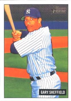 2005 Bowman Heritage #65 Gary Sheffield Front