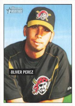 2005 Bowman Heritage #93 Oliver Perez Front