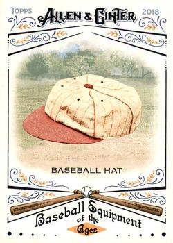 2018 Topps Allen & Ginter - Baseball Equipment of the Ages #BEA-24 Baseball Hat Front