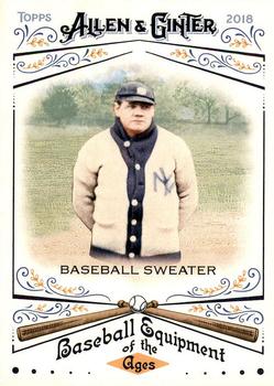 2018 Topps Allen & Ginter - Baseball Equipment of the Ages #BEA-29 Baseball Sweater Front