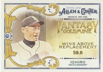 2018 Topps Allen & Ginter - Fantasy Goldmine #FG-49 Ichiro Front